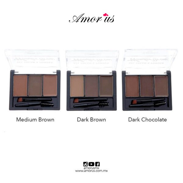 Sombra para Ceja con Gel Wonder Brow Amor Us - Image 2