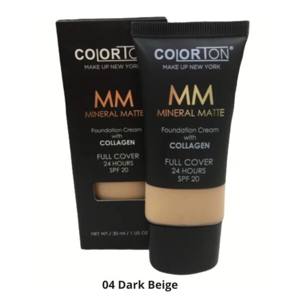 Maquillaje Liquido Mineral Matte con Colágeno Colorton - Image 5