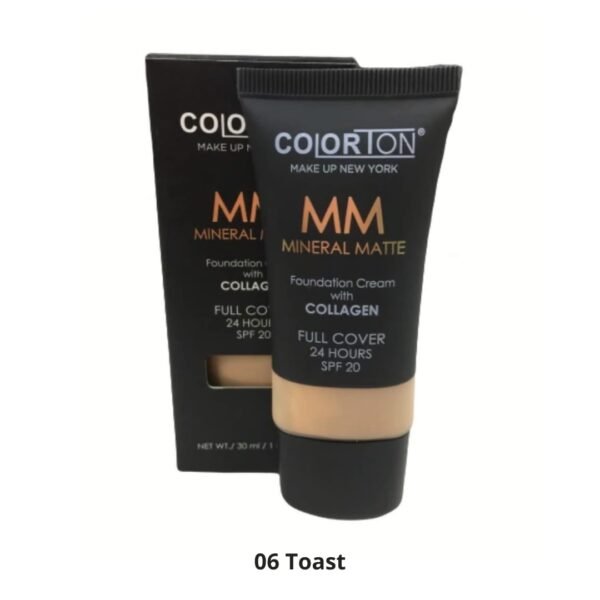 Maquillaje Liquido Mineral Matte con Colágeno Colorton - Image 7