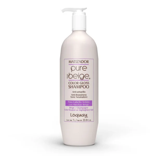 Shampoo Matizador Pure Beige Loquay 1 Lt