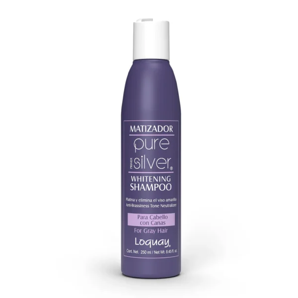 Shampoo Matizador para Canas Pure Silver Loquay 250 ml