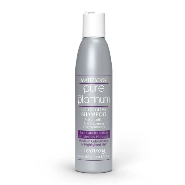 Shampoo Matizador Pure Platinum Loquay 250 ml