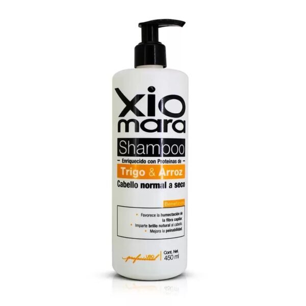 Shampoo Enriquecido con trigo XIOMARA 450 ml