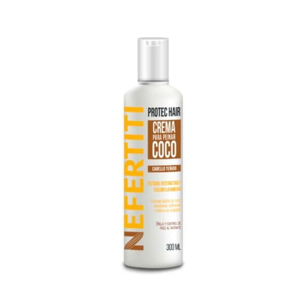CREMA PARA PEINAR DE CABELLO TEÑIDO DE COCO NEFERTITI