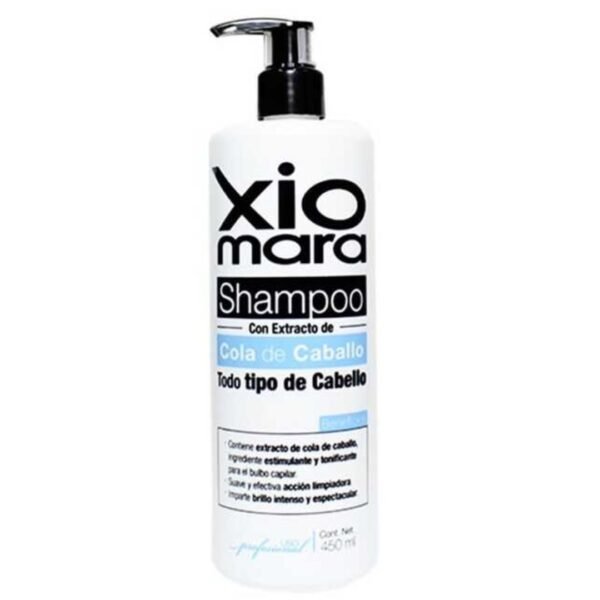 Shampoo con Extracto Cola de Caballo todo tipo de Cabello Xiomara 450 ml